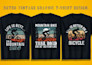 create trendy typography and vintage retro t shirt merch design